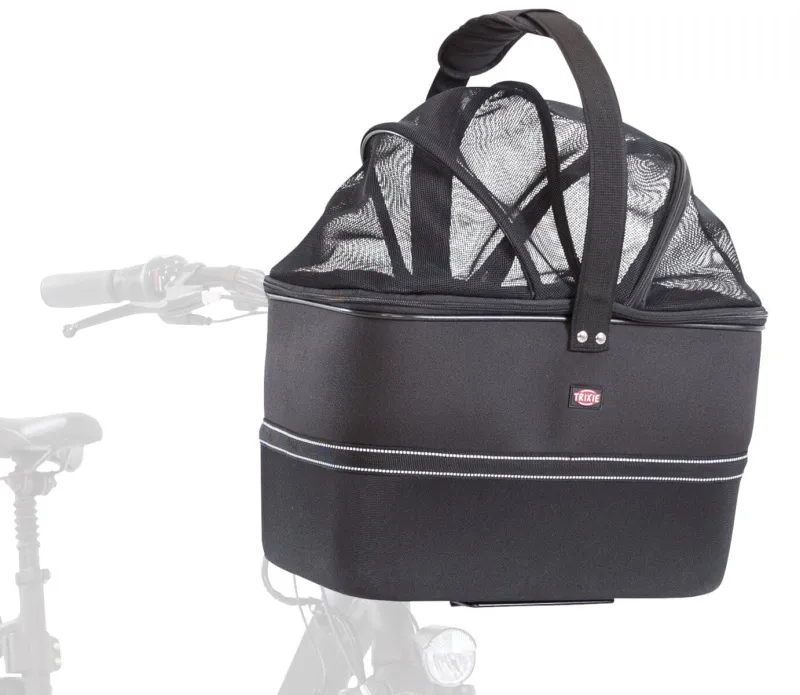 Front-Fahrradkorb 41 × 47 × 29 cm schwarz